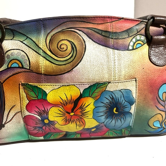 Annabelle Colorful Floral shoulder Handbag - Picture 4 of 6